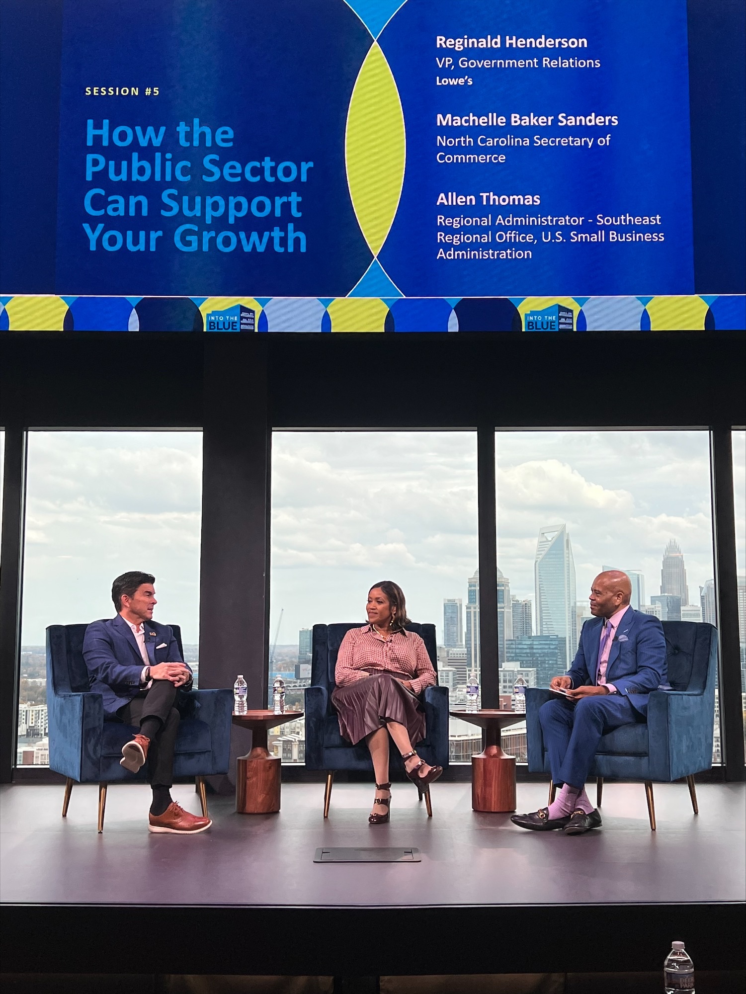 Secretary Machelle Baker Sanders Tours the I77 Center, Speaks at Lowe's New Tech Hub